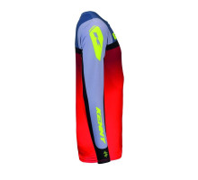 Футболка KENNY RACING CROSS/ENDURO FORCE BEACH СІРИЙ/ЧЕРВОНИЙ РОЗМІР XXL