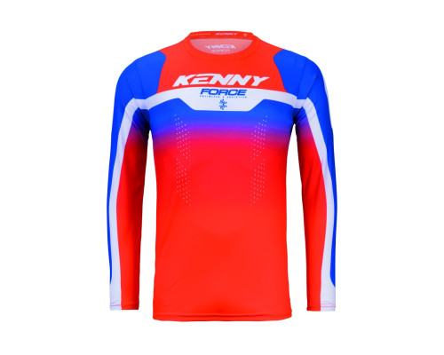 Футболка KENNY RACING CROSS/ENDURO FORCE BEACH, помаранчевий колір, помаранчевий/синій, розмір M