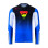 Футболка KENNY RACING CROSS/ENDURO PERFORMANCE для дітей/підлітків, градієнтний колір, синій, розмір XXS (7/9 років)