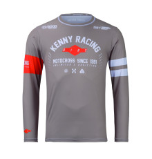 Футболка KENNY RACING для кросу/ендуро, треку, бруду, піску, бежевого кольору, розмір S