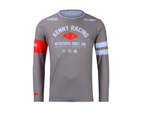 Футболка KENNY RACING для кросу/ендуро, треку, бруду, піску, бежевого кольору, розмір XL