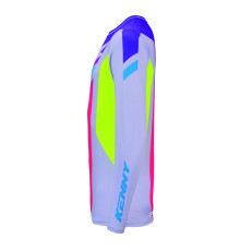 Футболка KENNY RACING для кросу/ендуро треку, дитяча/підліткова, сіра, ZOOM, розмір XXS (7/9 років)