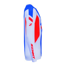 ДИТЯЧА/ЮНІОРСЬКА ФУТБОЛКА KENNY RACING ДЛЯ КРОС/ЕНДУРО, ZOOM PATRIOT, КОЛІР СИНІЙ/ЧЕРВОНИЙ/БІЛИЙ, РОЗМІР XXS (7/9 РОКІВ)