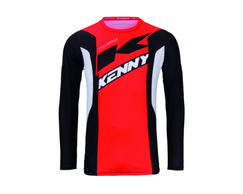 Футболка KENNY RACING для кросу/ендуро, трек, ZOOM, червона, розмір XXL
