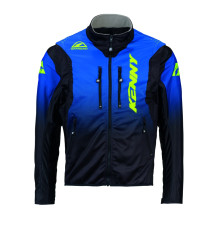 Куртка Kenny Racing Adventure/Enduro з софтшелу, синя, неоново-жовта, розмір XL