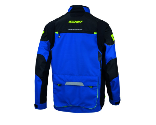 Куртка KENNY RACING ADVENTURE/ENDURO титаново-синього кольору, чорного кольору, розмір XL