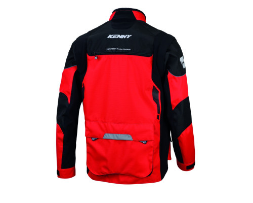 Куртка KENNY RACING ADVENTURE/ENDURO, титановий червоний колір, червоний, розмір M