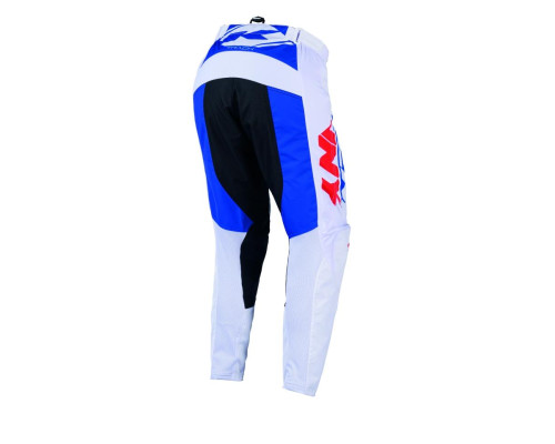 Штани KENNY RACING для кросу/ендуро, дитячі/підліткові, ZOOM PATRIOT, колір синій/червоний/білий, розмір 24 (8 років)