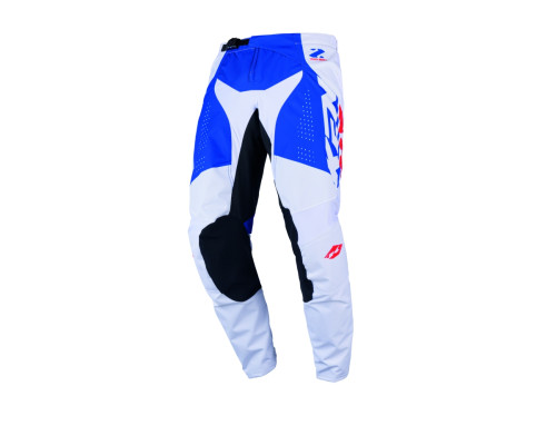Штани KENNY RACING для кросу/ендуро, дитячі/підліткові, ZOOM PATRIOT, колір синій/червоний/білий, розмір 24 (8 років)
