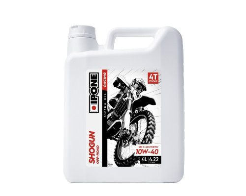 Моторна олива IPONE SHOGUN 4T OFF ROAD 10W40 100% синтетична 4 л (AKC)