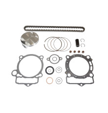 РЕМОНТНИЙ КОМПЛЕКТ ДВИГУНА VERTEX 2025/02 KTM EXC-F 350 (EXCF350) '17-'19, HUSQVARNA FE 350 '17-'19 (СТАНДАРТ + 0,01 ММ = 87,97 ММ) (12,3:1) (ПОРШЕНЬ, ВЕРХНІ ПРОКЛАДКИ, ЛАНЦЮГ ГРМ)