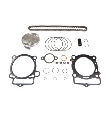 РЕМОНТНИЙ КОМПЛЕКТ ДВИГУНА VERTEX 2025/02 TOP KTM EXC-F 350 (EXCF350) '24-'25, SX-F 350 (SXF350) '23-'25, HUSQVARNA FE 350 '24-'25, FC 350 '23-'25, GAS GAS EC 350 F '24-'25 (STD. + 0.01MM = 89.97MM) (ПОРШЕНЬ, ВЕРХНІ ПРОКЛАДКИ, ЛАНЦЮГ ГРМ)