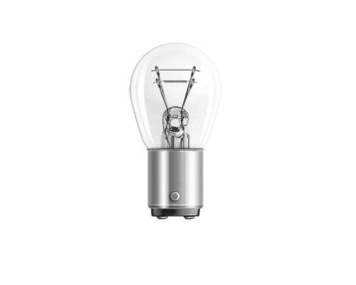 Лампочка OSRAM 12V P21/4W BAZ15D 1 шт. (БІЛЕ СКЛО)