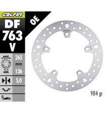 ЗАДНІЙ ГАЛЬМУДНИЙ ДИСК GALFER BMW F 650GS 800/ K1200/ R1200 (265X136X5) (NG1045)
