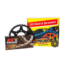 ПОВНИЙ КОМПЛЕКТ ПРИВОДУ PBR YAMAHA 700 TENERE (XTZ690) '20-'25 (15/46/122) (ДО 1000 СМ) (ЗІРОЧКИ PBR, ЛАНЦЮГ RK) (ЗРОБЛЕНО В ІТАЛІЇ)