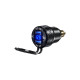 Роз'єм DIN для мотоцикла BIKETEC PRO 2X USB-A 3.0 з вольтметром BMW / TRIUMPH (EL)