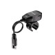 Роз'єм USB-C для мотоцикла BIKETEC PRO для кріплення на кермо (роз'єм SAE) (EL)