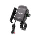 Тримач для телефону для мотоцикла BIKETEC PRO з USB-зарядним пристроєм QC 3.0 - A (EL)