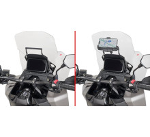 ХРЕСТОВИЙ КРОНШТЕЙН GIVI ДЛЯ КРІПЛЕННЯ GPS / СМАРТФОНУ - HONDA ADV 350 (25)