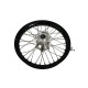 Заднє колесо REX WHEELS 18 дюймів, чорний обід 18 x 2.15 / срібна втулка / срібні спиці / срібні ніпелі (вісь 22 мм) для KTM SX / SXF '23-'26, EXC / EXCF '24-'26, HUSQVARNA TC / FC '23-'26, FE / TE '24-'26, GAS GAS EC / MC