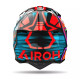 Шолом AIROH CROSS / ENDURO / ATV / QUAD, обгортання, кібер-колір, флуоресцентний жовтий/матовий зелений, розмір S