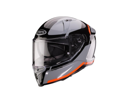 Шолом CABERG Full Face з козирком, модель AVALON X Pure, колір сірий/чорний/флуоресцентний, розмір L