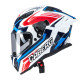 Шолом CABERG Full Face з козирком, модель DRIFT EVO II JARAMA, колір білий/червоний/синій, розмір XS (PINLOCK W в комплекті)