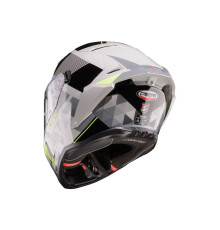 Шолом CABERG Full Face з козирком, модель DRIFT EVO II PRISM, колір: сірий/чорний/жовтий, флуоресцентний, матовий, розмір L
