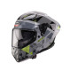 Шолом CABERG Full Face з козирком, модель DRIFT EVO II PRISM, колір: сірий/чорний/жовтий, флуоресцентний, матовий, розмір L
