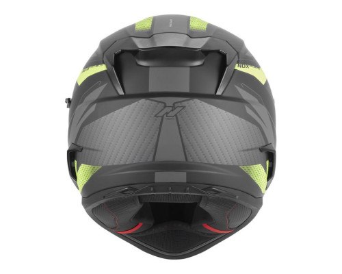 Шолом NOX Full Face з козирком N304S Revo, колір флуоресцентний, жовтий, матовий/чорний, розмір L
