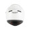 Шолом NOX Full Face з козирком N402, суцільний колір, глянцевий білий, розмір XS