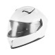 Шолом NOX Full Face з козирком N402, суцільний колір, глянцевий білий, розмір XS