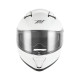 Шолом NOX Full Face з козирком N402, суцільний колір, глянцевий білий, розмір XS