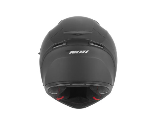 Шолом NOX Full Face з козирком N402, однотонний, матовий чорний, розмір L