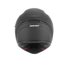 Шолом NOX Full Face з козирком N402, однотонний, матовий чорний, розмір XL