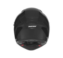Шолом NOX Full Face з козирком N402, однотонний, глянцевий чорний, розмір M