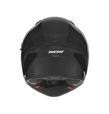 Шолом NOX Full Face з козирком N402, однотонний, глянцевий чорний, розмір M