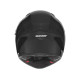 Шолом NOX Full Face з козирком N402, однотонний, глянцевий чорний, розмір XS