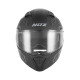 Шолом NOX Full Face з козирком N402, весняний, матовий, чорний/сріблястий, розмір S