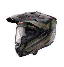 Шолом CABERG OFFROAD / TRAIL / ADVENTURE DUOSPORT (DUAL) TANAMI RANGER МАТОВИЙ ЧОРНИЙ/ЗЕЛЕНИЙ (ХАКИ)/ПОМАРАНЧЕВИЙ РОЗМІР L