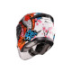 Шолом Caberg Jet Flyon II Koi з відкритим обличчям, білий/червоний/помаранчевий/синій, розмір XS