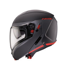 Шолом CABERG FLIP-UP, модель Horus X-Ray, матовий, чорний/сірий/флуоресцентний, розмір L