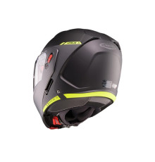Шолом CABERG FLIP-UP, модель Horus X-Ray, матовий, чорний/сірий/флюоресцентний жовтий, розмір M