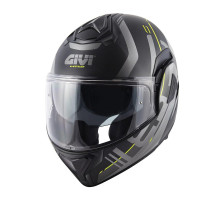 Шолом GIVI X.30 PULSAR - Передня розсувна щелепа - Чорний з матовою графікою - Розмір 2XL / 63
