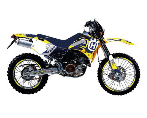 НАБІР НАЛІПОК (ДЕКАЛЕЙ) BLACKBIRD HUSQVARNA TC/TE '00 (ВСІ МОДЕЛІ TC/TE) DREAM 5