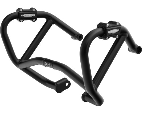 CROSSPRO НОВИЙ АЛЮМІНІЄВИЙ ЗАХИСТ ДВИГУНА ТА РАДІАТОРА GASGAS ES 700 / SM 700 '22-'24, HUSQVARNA 701 ENDURO / SUPERMOTO '22- , KTM 690 ENDURO / SMC R '19- КОЛІР МАТОВИЙ ЧОРНИЙ