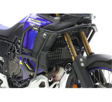 НОВІ АЛЮМІНІЄВІ ЗАХИСТИ ВІД АВАРІЙ CROSSPRO ДЛЯ ДВИГУНА ТА РАДІАТОРА YAMAHA XTZ 690TENERE 700 WORLD RAID '22-'24, WORLD RALLY '24 КОЛІР МАТОВИЙ ЧОРНИЙ