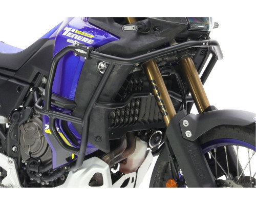 НОВІ АЛЮМІНІЄВІ ЗАХИСТИ ВІД АВАРІЙ CROSSPRO ДЛЯ ДВИГУНА ТА РАДІАТОРА YAMAHA XTZ 690TENERE 700 WORLD RAID '22-'24, WORLD RALLY '24 КОЛІР МАТОВИЙ ЧОРНИЙ