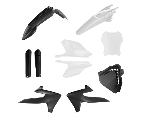Набір пластику ACERBIS TRIUMPH TF 250 X 24-26, TF 450 X / RC 25-26 Колір чорний білий