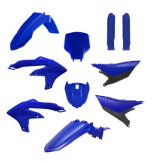 ПЛАСТИКОВИЙ КОМПЛЕКТ POLISPORT (ПОВНИЙ) YAMAHA YZ 450F '26 W ВКЛЮЧАЄ ПЕРЕДНЮ ПЛАСТИНУ (8681600001) ТА КРИШКИ АМОРТИЗАТОРІВ (8352300009) СИНІ